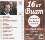 16er Buam, 1. CD, alte Wienerlieder, Patrick Rutka, Klaus Steurer