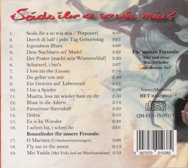 Jaegersberger, Rudi Bichler, Wienerisch im neuen Gewand, CD