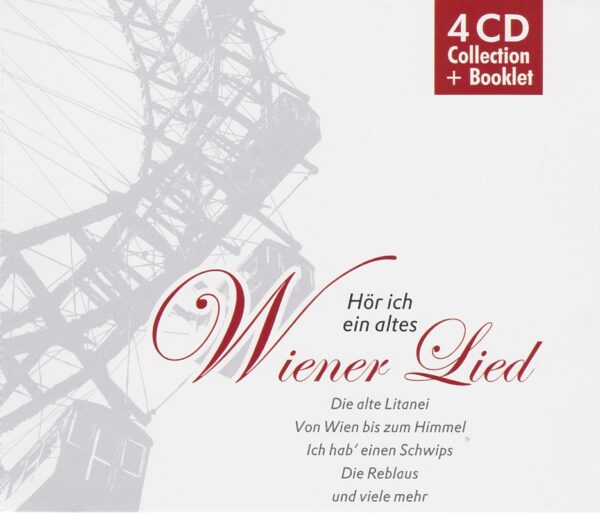 4 CDs, Membran, historisch, Schellak, Wienerlied