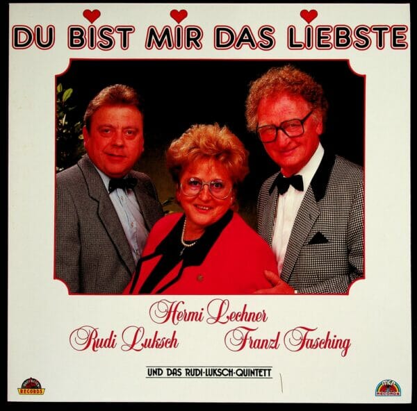 Hermi Lechner, Rudi Luksch, Franz fasching, Quintett, Wienerlied, Schallplatte, Vinyl