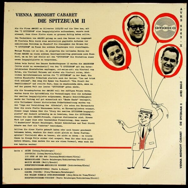 Die 3 Spitzbuam, Schallplatte, Vinyl