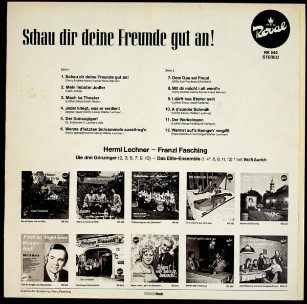 Karner, Lechner, Hermi, Franz, Fasching, Wienerlied, Schallplatte, Vinyl
