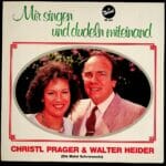 Walter Heider, Christl Prager, Geschwister, Wienerlied, Koenigin, Schallplatte, Vinyl