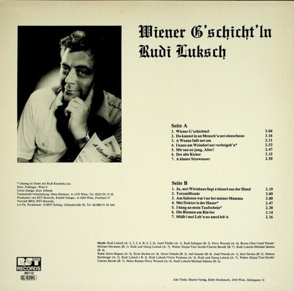 Rudi Luksch, Rudi Koschelu, Wienerlied, Schallplatte, Vinyl