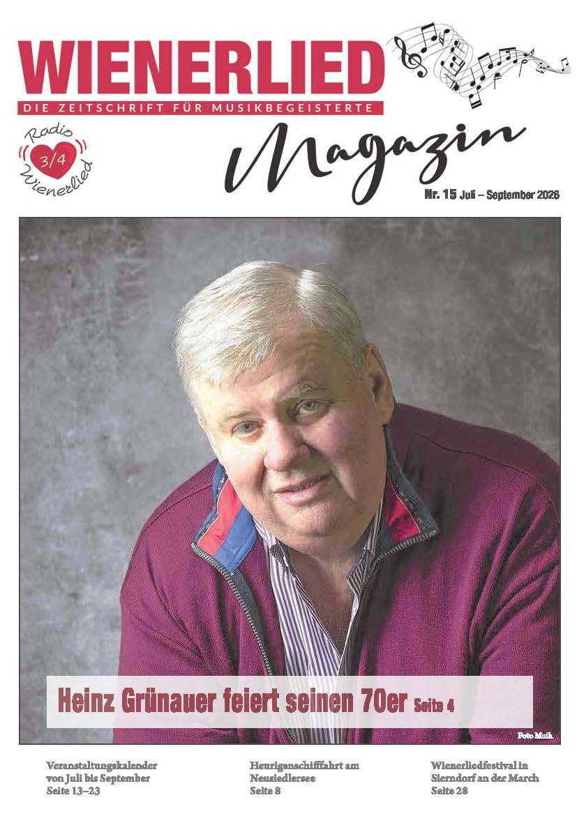 Wienerlied, Magazin, Zib, Radio Wienerlied, Kalender, Veranstaltungskalender