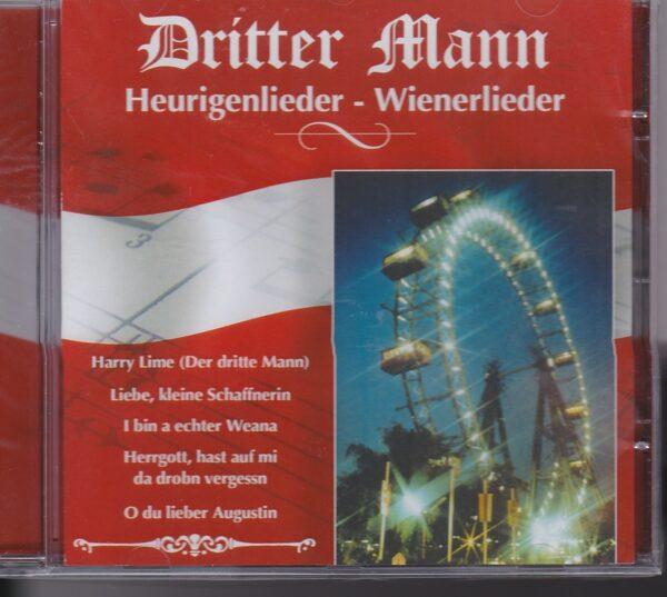 CD Dritter Mann Heurigenlieder- Wienerlieder