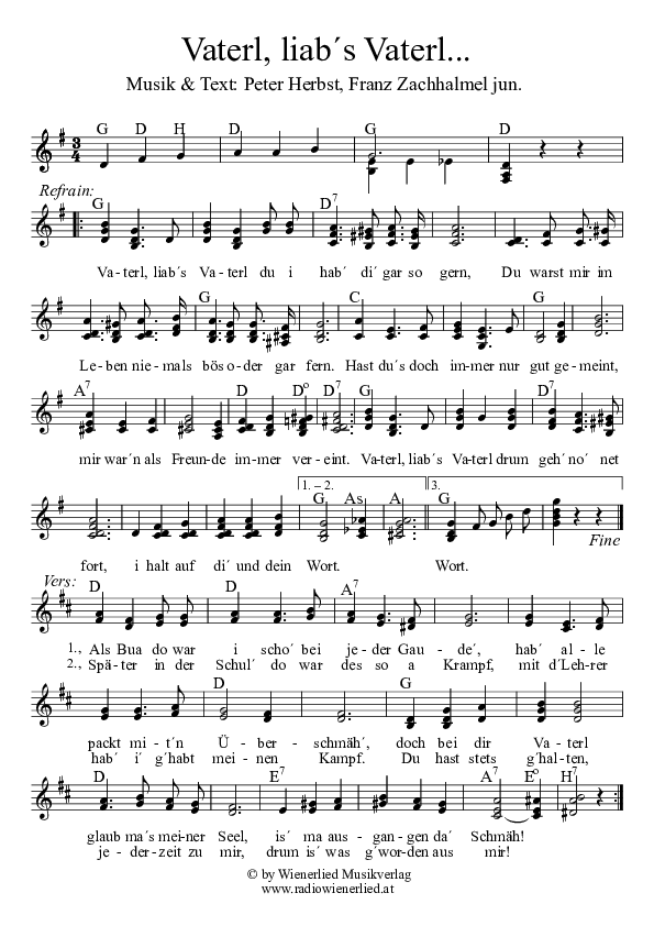 Vaterl liabs Vaterl