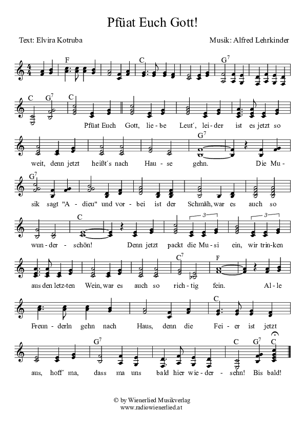 Pfuet Euch Gott