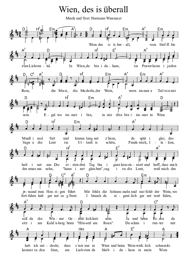 Wien des is ueberall